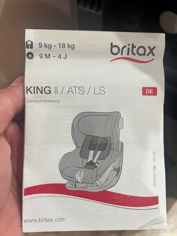 Dětska autosedačka Britax Römer KING II LS 9-18kg - 2