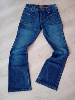 PĚKNÉ DŽÍNY S KAPSAMI - vel.M/L /zn.Seborn - 2