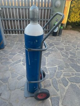 Tlaková lahev O2 40l + vozík - 2