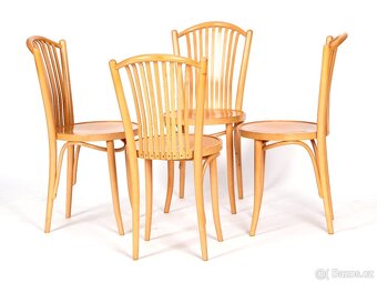 Kvalitní jídelní  židle české výroby TON, buk, super stav. - 2