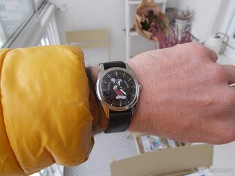 krasne nove dárkove hodinky prim HMT Mickey Mouse funkcni - 2