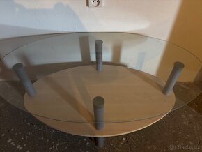 Konferenční stolek-oválný tvar - 2