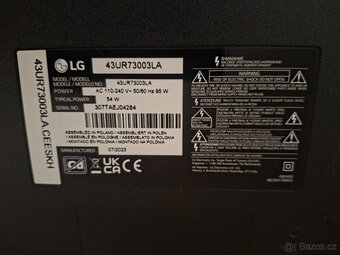 43" 4K Smart TV – LG 43UR73003LA - 2