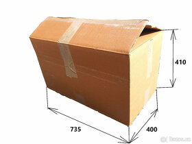 Použité kartonové krabice pětivrstvé (5VVL) - 2