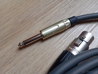 2x mono audiokabel koncovky XLR + Jack 6.3 - 2