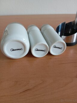 Třídílná porcelánová sada na dochucení - 2