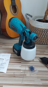 Aku stříkací pistole, pro baterie Makita 18V, nová. - 2