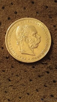 Zlatá mince 20 corone Franc Josef 1894 - 2