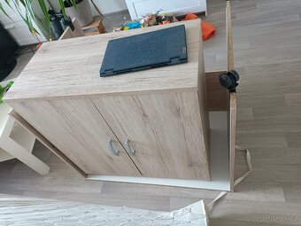 Patrová postel skříňka a stůl psací komplet - 2