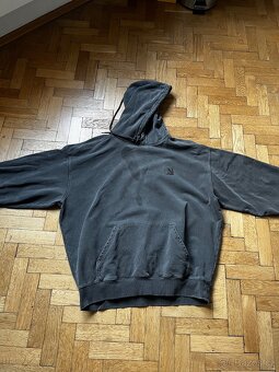 Mikina Carhartt Wip Hooded Nelson - Šedá - 2
