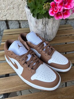 Jordan 1 Low archaeo brown white - 2