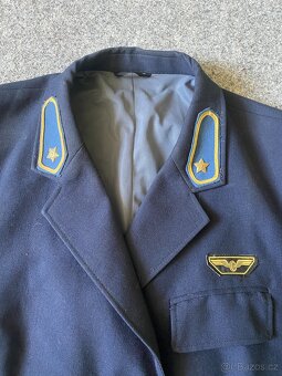 uniforma nádražák sako české dráhy retro stejnokroj - 2