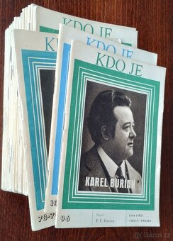 "Antikv. sbírka životopisů"Kdo je kdo"..(slevy20-17/ks) - 2
