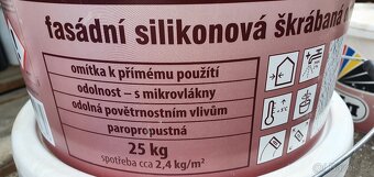 Silikonová fasádní omítka škrábaná - 2