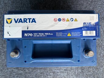 Nová autobaterie VARTA EFB 12V, 70Ah, 760A - 2