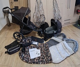 Tuhle Urban Glide 2 black s korbou a příslušenstvím - 2