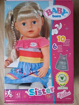 Baby born sister panenka 43cm - 2