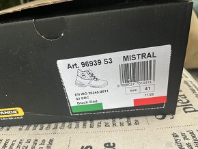 Panská pracovní obuv Panda Mistral, vel.41-NOVÉ - 2