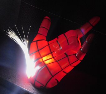 SPIDERMAN  - lampička  - světlo - 2