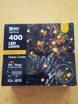 LED světelný řetěz 8m, 400LED - 2