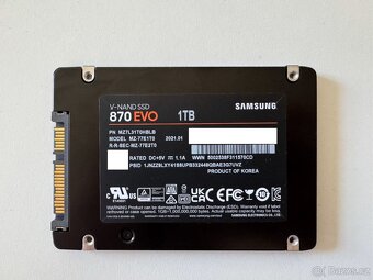 SAMSUNG EVO 870 1TB - temer nepouzity - 2