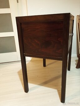 Stolek ,Thonet ,funkcionalismus ,chrom - 2