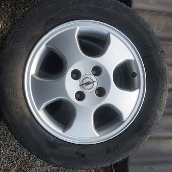 Opel alu ET 49 4x100 R15 sada ALU - pěkné zachovalé OK - 2