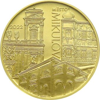 Zlatá mince 5000 Kč - MIKULOV B.K - 2