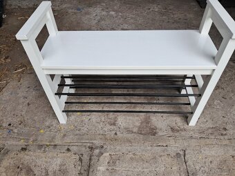 Ikea lavice s botníkem Hemnes - 2