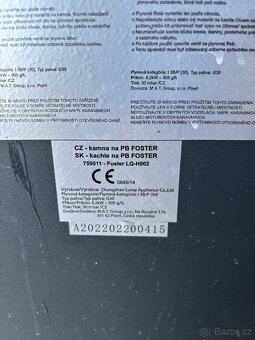 Plynová kamna Foster 4,2 kW - 2