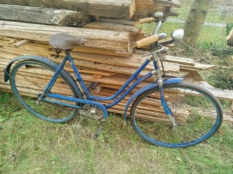 Historické staré kolo velociped dámské zachovalé - 2