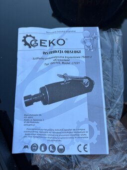 Vzduchová bruska Geko G03142 LT221 - 2