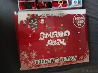 Adventní kalendář qw párů ponožek - 2
