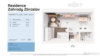 Prodej byt 1+kk, 37㎡ - 2