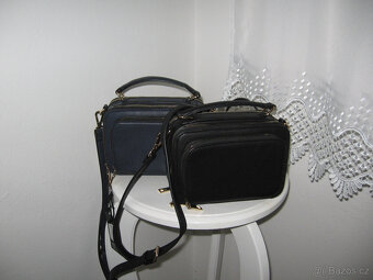 KABELKA CROSSBODY TM.MODRA NEBO ČERNA - NOVE - 2