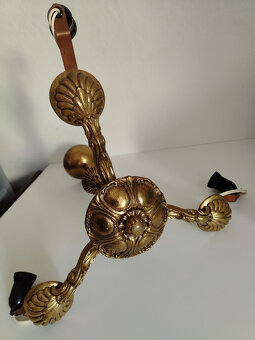 starý mosazný lustr - 2