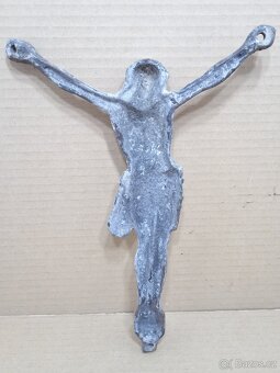 Ježíš Kristus Retro kovová soška - 2