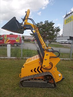 smykač, pásový smykač, čelní nakladač , čelák - 2