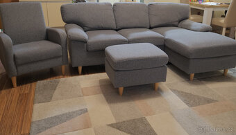 Pohovka Jysk Gedved s lenoškou 3 místná - 2