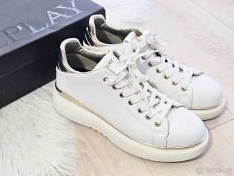 Dámské Replay ULTRA BIRCH tenisky bílo zlaté vel 40 - 2