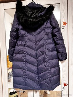 Krasný pěřový kabát Karl Lagerfeld - 2