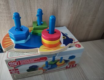 Playtive dřevěná motorická ryba - 2