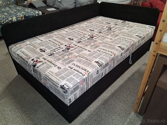 Postel šíře 120 cm s úložným prostorem - 2