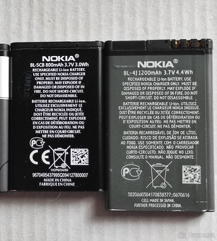 Baterie do mobilů NOKIA, LG, SAMSUNG - 2