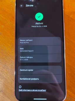 Google pixel 10 PRO, 16/128GB, WHITE - 2