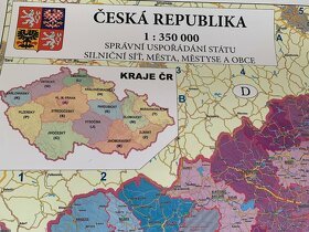 Mapa ČR a SR Nové - 2