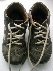 Dětské kožené boty č.75 M podzimní - 2