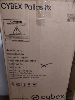 Autosedačka Cybex pallas fix a Isofixem 1ks - 2