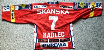 Podepsaný dres HC Slavia Praha // Petr KADLEC - 2