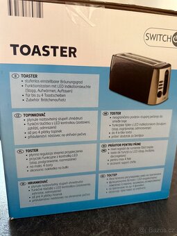Topinkovač na 4 toasty - 2